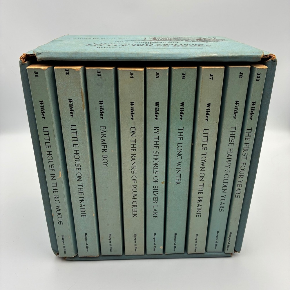 Little House 9 Vol Box Set Laura Ingalls Wilder 1970 Harper & Row Garth Williams